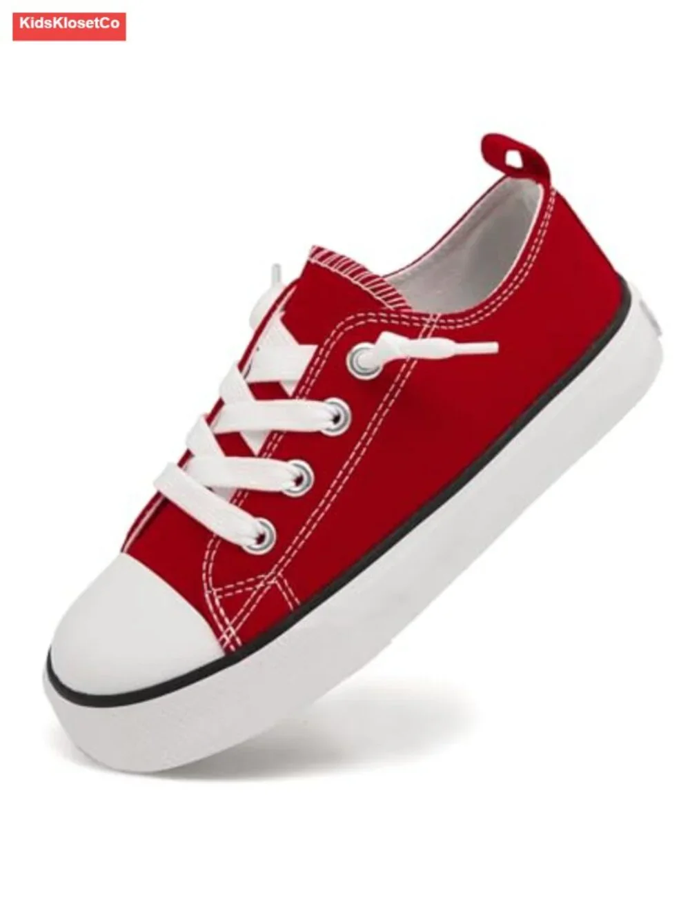 Toddler Little Kid Cushioned Canvas Sneakers Slip On Soft Durable